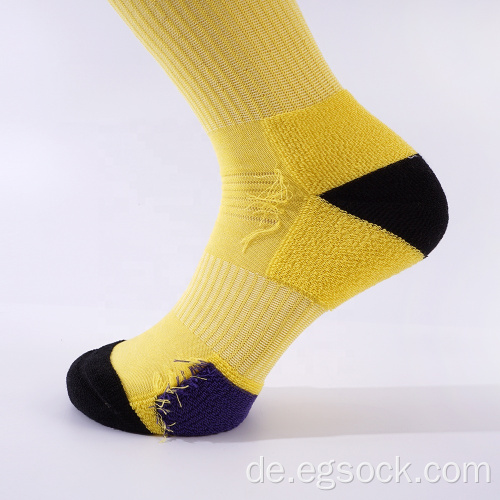 bequeme sportliche rutschfeste Sportbasketball-gepolsterte Socken